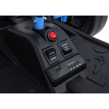 Gokart na akumulator dla dzieci TORNADO z Funkcją Driftu Niebieski DM-108